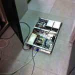 First startup tests of the new server